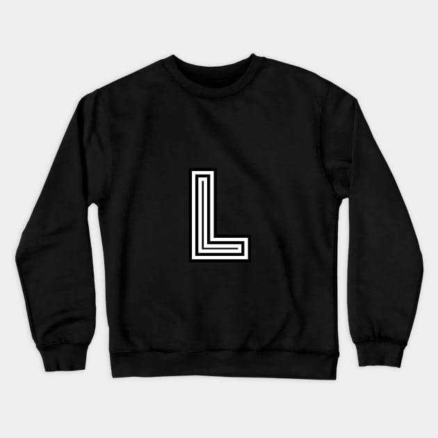 Letter L Crewneck Sweatshirt by RaymondWareNYC